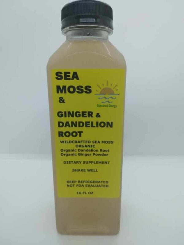 RENEWED ENERGY Sea Moss & Ginger & Dandelion Root